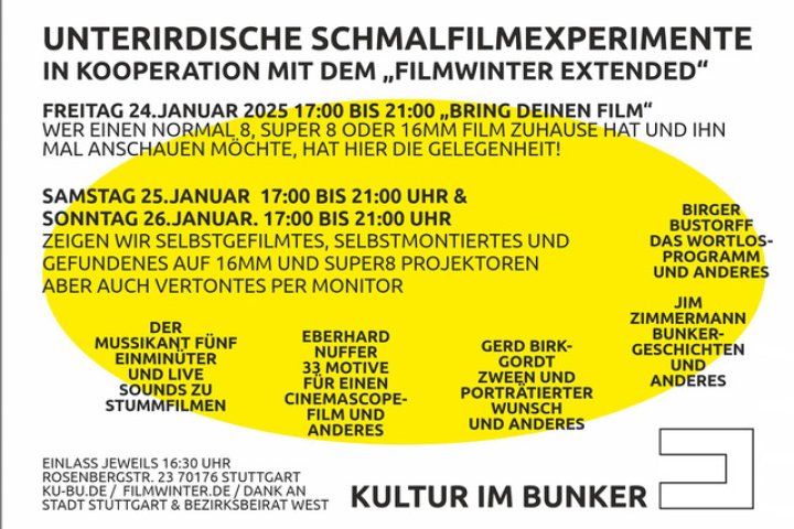 38. Stuttgarter Filmwinter – Festival for Expanded Media